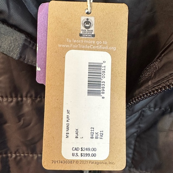 (Never Worn) Patagonia Men’s Nan Puff Jacket Size Large - Picture 4 of 5